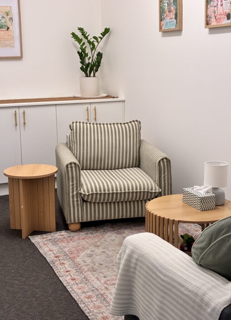 port lincoln psychologist Kendra Dunchue therapy room
